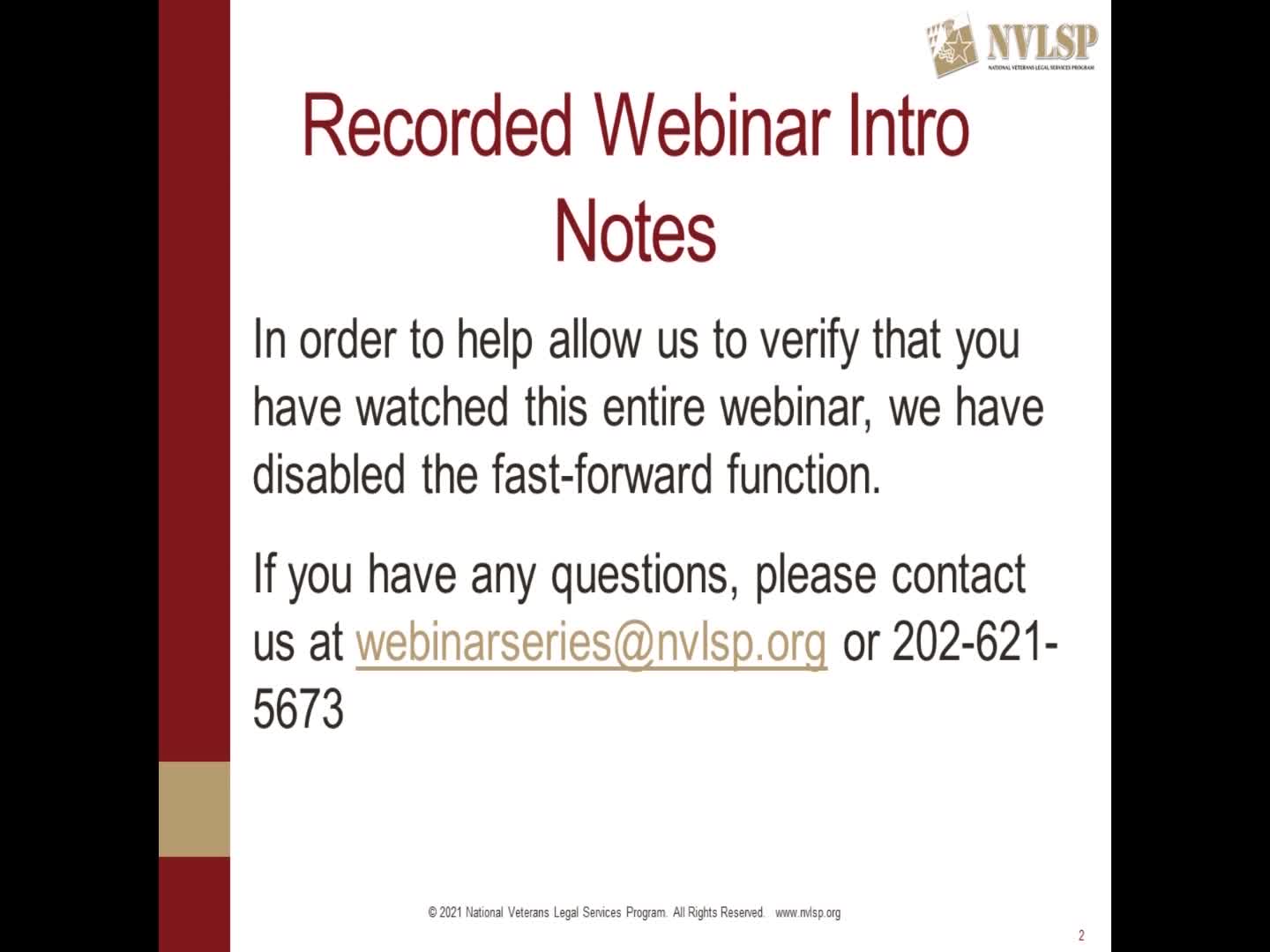 Ethics for Veterans Advocates – Expect the Unexpected (Attorney)