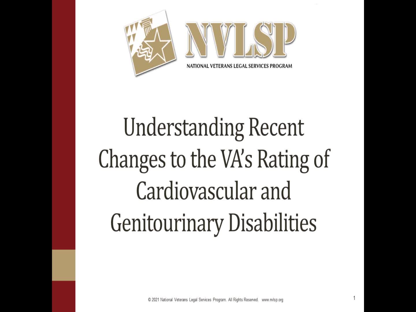 Understanding Recent Changes to the VA’s Rating of Cardiovascular and Genitourinary Disabilities (VSO)