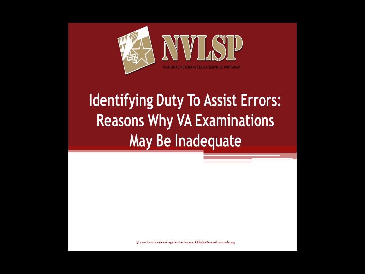 Identifying Duty to Assist Errors: Reasons Why a VA Medical Examination May Be Inadequate (Attorney)